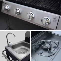 Alice's Garden Gas BBQ D'Artagnan - Zwart - 5 Branders - Buitenkeuken 6 Alice's Garden Gas BBQ D'Artagnan - Zwart - 5 Branders - Buitenkeuken -Barbecue Benodigdheden Winkel 1200x1200 492