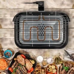 Princess 112252 Hybride Barbecue – Elektrische BBQ - Tafelmodel - 2000W - 44x 29cm - Gebruik Elektrisch Of Met Kolen 39 Princess 112252 Hybride Barbecue – Elektrische BBQ - Tafelmodel - 2000W - 44x 29cm - Gebruik Elektrisch Of Met Kolen -Barbecue Benodigdheden Winkel 1200x1200 519