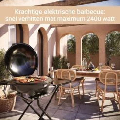 SUNTEC Elektrische BBQ 9493 - Geschikt Voor Buiten Als Tafelbarbecue Of Staande Barbecue - Barbecue Voor Balkon, Terras, Tuin En Camping - Elektrisch Barbecueën Met Max. 2400 Watt - Mobiel Onderstel -Barbecue Benodigdheden Winkel 1200x1200 537