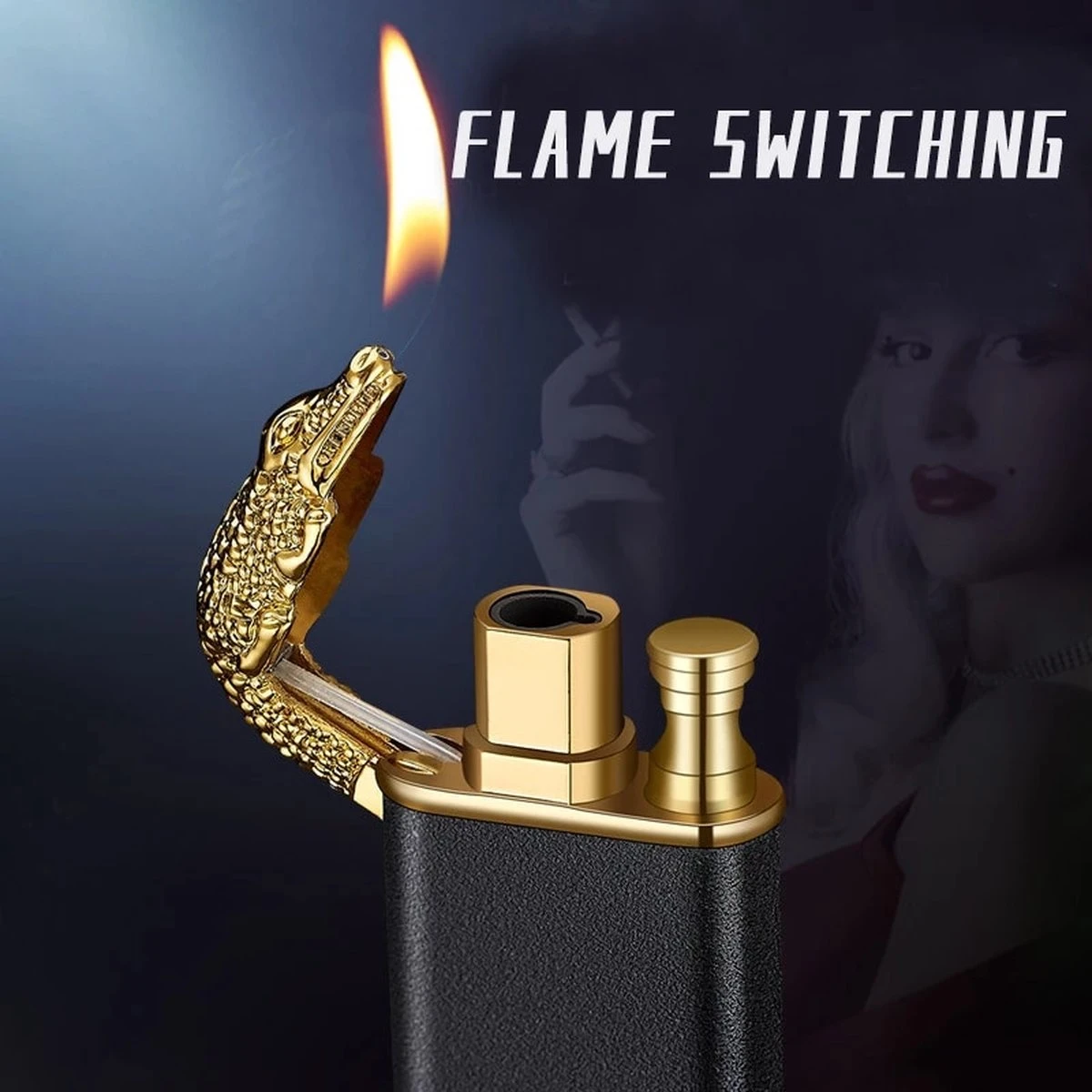 Dragon Lighter - Draak Aansteker - Dual Flame - Vuur Aansteker - Verschillende Vlamgrootte - Hervulbaar - WBV™ 2 Dragon Lighter - Draak Aansteker - Dual Flame - Vuur Aansteker - Verschillende Vlamgrootte - Hervulbaar - WBV™ - Afbeelding 2
