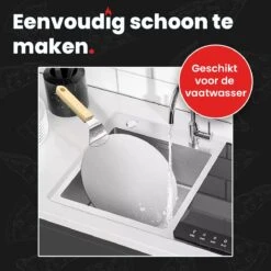GrillX Pizzaschep Met Pizzasnijder - 30cm - In Luxe Doos - Pizzaspatel Voor BBQ & Oven - BBQ Accesoires Gereedschap -Barbecue Benodigdheden Winkel 1200x1200 613