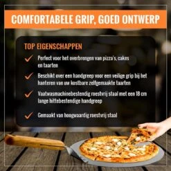 Inpro Pizzaschep RVS - Rond - Voor BBQ En Oven - Pizzaspatel - Taartschep - Houten Handvat - BBQ Gereedschap - Keukengerei - 30 Cm Diameter - Spatel 15 Inpro Pizzaschep RVS - Rond - Voor BBQ En Oven - Pizzaspatel - Taartschep - Houten Handvat - BBQ Gereedschap - Keukengerei - 30 Cm Diameter - Spatel -Barbecue Benodigdheden Winkel 1200x1200 627