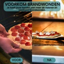 Nowad Pizzaschep RVS Rond - 30,5 Cm - PVC Handvat -Barbecue Benodigdheden Winkel 1200x1200 635