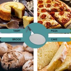 Nowad Pizzaschep RVS Rond - 30,5 Cm - PVC Handvat -Barbecue Benodigdheden Winkel 1200x1200 636