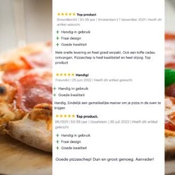 Nowad Pizzaschep RVS Rond - 30,5 Cm - PVC Handvat -Barbecue Benodigdheden Winkel 1200x1200 637