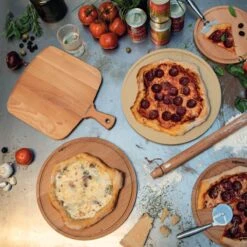 Boska Pizzaschep Amigo - Voor Warme En Koude Pizza - Kort Handvat - Beukenhout - 30 Cm Breed -Barbecue Benodigdheden Winkel 1200x1200 639