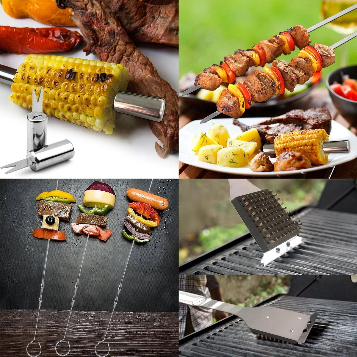 Saveur Royal® 35-delige Barbecue Gereedschapset In Roestvrij Staal - BBQ Grill Set Met Draagtas - Barbecuegerei-sets - Barbecue Accessoires Gereedschap - 35-delig 14 Saveur Royal® 35-delige Barbecue Gereedschapset In Roestvrij Staal - BBQ Grill Set Met Draagtas - Barbecuegerei-sets - Barbecue Accessoires Gereedschap - 35-delig - Afbeelding 14