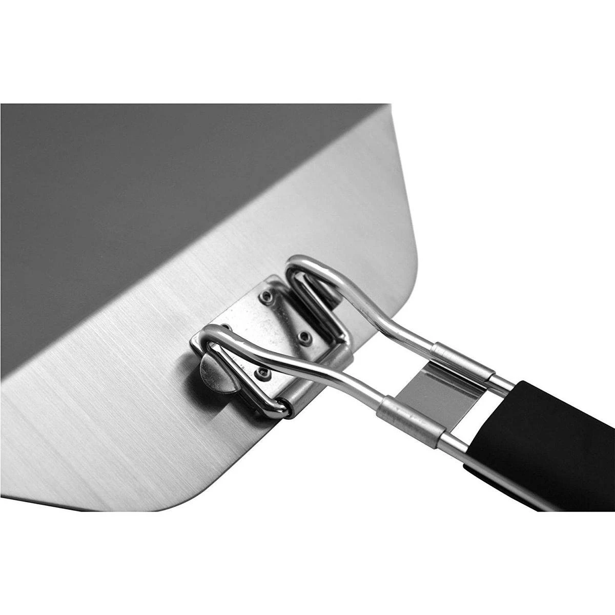 RVS Pizzaschep Inklapbaar Vierkant Handvat - Taartschep - Pizzaspatel BBQ Pannekoeken Spatel 2 RVS Pizzaschep Inklapbaar Vierkant Handvat - Taartschep - Pizzaspatel BBQ Pannekoeken Spatel - Afbeelding 2