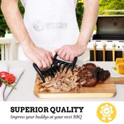 Mountain Grillers Claws-High Quality Meat Claws For American BBQ Pulled Pork-Plastic Meat Claws For Slicing-Vaatwasser Safe Bear Claws Gift Idee -Barbecue Benodigdheden Winkel 1200x1200 656