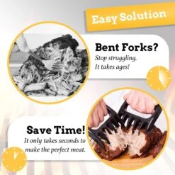 Mountain Grillers Claws-High Quality Meat Claws For American BBQ Pulled Pork-Plastic Meat Claws For Slicing-Vaatwasser Safe Bear Claws Gift Idee -Barbecue Benodigdheden Winkel 1200x1200 657