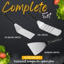 BBQ Gereedschapset - Opbergtas - BBQ Accessoires - BBQ Tang - BBQ Set - BBQ Borstel - BBQ Gereedschap - Roestvrij Staal -Barbecue Benodigdheden Winkel 1200x1200 667