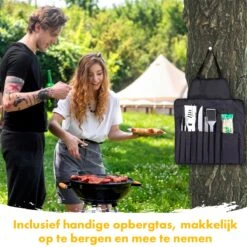 BBQ Accesoires Set Gereedschap Tang Borstel Barbecue Kookgerei - 10 Delig 11 BBQ Accesoires Set Gereedschap Tang Borstel Barbecue Kookgerei - 10 Delig -Barbecue Benodigdheden Winkel 1200x1200 669