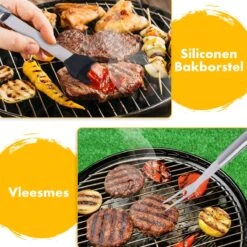 BBQ Accesoires Set Gereedschap Tang Borstel Barbecue Kookgerei - 10 Delig 13 BBQ Accesoires Set Gereedschap Tang Borstel Barbecue Kookgerei - 10 Delig -Barbecue Benodigdheden Winkel 1200x1200 670