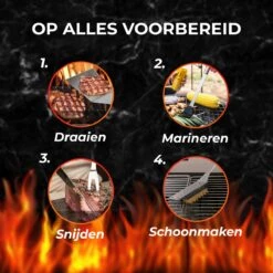 GrillX Barbecue Gereedschap Set - 19-delig - Inclusief Luxe Draagtas - BBQ Accesoires - Gereedschapset -Barbecue Benodigdheden Winkel 1200x1200 689