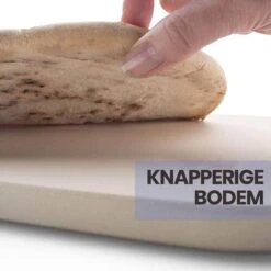 Buxibo 2in1 Pizzasteen - Voor BBQ & Oven - Inclusief Serveer Plank - Pizzabord/Pizzaplank - 30.5 X 38.1 X 1.4 Cm -Barbecue Benodigdheden Winkel 1200x1200 98