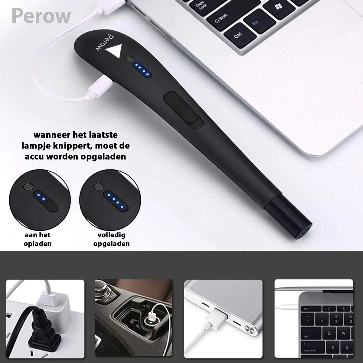 Oplaadbare Lange Elektrische Aansteker - Zwart - Duurzame Plasma Aansteker - Inclusief Cadeauverpakking - BBQ - Kaarsen 6 Oplaadbare Lange Elektrische Aansteker - Zwart - Duurzame Plasma Aansteker - Inclusief Cadeauverpakking - BBQ - Kaarsen - Afbeelding 6