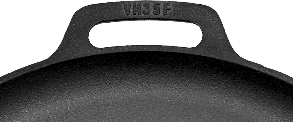 Valhal Outdoor Skillet / Plancha / Koekenpan - Gietijzer - Diameter 35cm, Twee Handvatten, VH35F 5 Valhal Outdoor Skillet / Plancha / Koekenpan - Gietijzer - Diameter 35cm, Twee Handvatten, VH35F - Afbeelding 5
