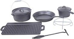 EL Fuego Dutch Oven Set Gietijzer 7-delig -Barbecue Benodigdheden Winkel 1200x628