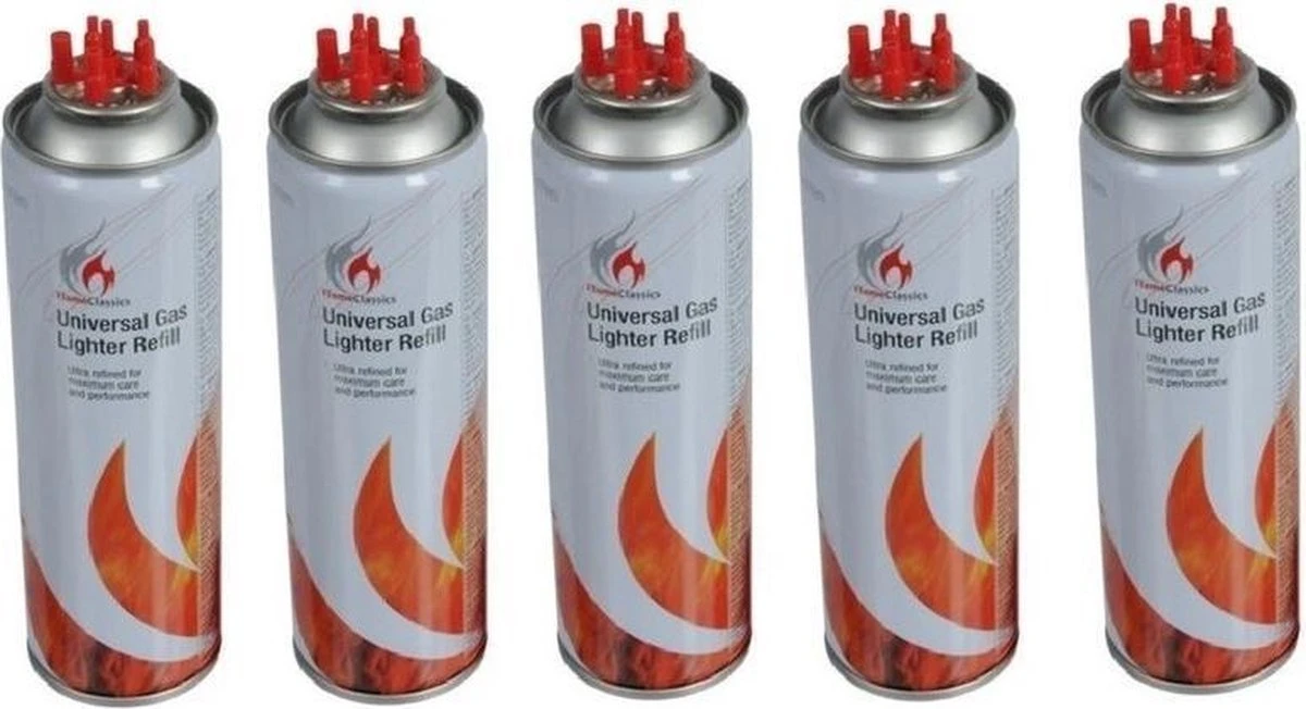 5x Aansteker Gas / Butaan Gasfles 250 Ml 1 5x Aansteker Gas / Butaan Gasfles 250 Ml