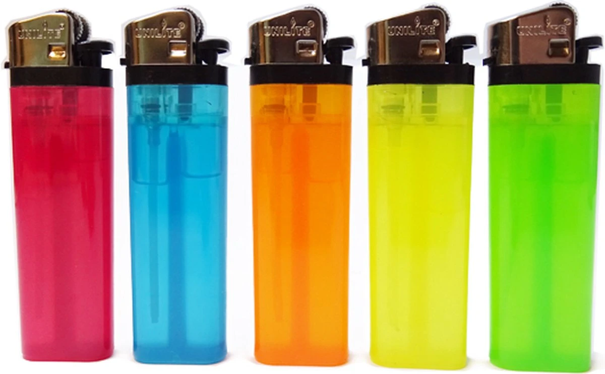 100 X Wegwerp Aanstekers - Unilite Aansteker - Vuursteen Aansteker : 2 X 50 Wegwerp Aansteker / Aanstekers 4 100 X Wegwerp Aanstekers - Unilite Aansteker - Vuursteen Aansteker : 2 X 50 Wegwerp Aansteker / Aanstekers - Afbeelding 4