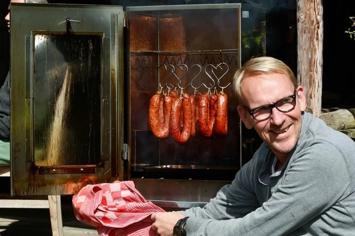 2-L Home & Garden XL Rookoven - RVS - 80x40x28 Cm - 3 Etages 14 2-L Home & Garden XL Rookoven - RVS - 80x40x28 Cm - 3 Etages - Afbeelding 14