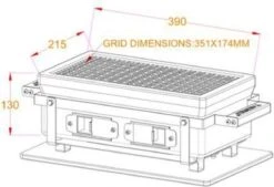 YAKINIKU Rechthoekige Shichirin | Konro- & Yakitori Grill 28 YAKINIKU Rechthoekige Shichirin | Konro- & Yakitori Grill -Barbecue Benodigdheden Winkel 1200x821