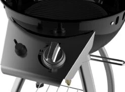 Accente Outdoor Gas BBQ - ø 45 Cm- Inclusief Grillplaat & Gasslang - Zwart -Barbecue Benodigdheden Winkel 1200x883