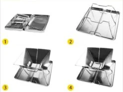 United Entertainment - Opvouwbare Houtskoolbarbecue - RVS - Met Koffer En Draagtas -Barbecue Benodigdheden Winkel 1200x900 38