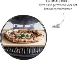 Boska Pizzasteen Deluxe Rechthoek - Voor De Oven - Knapperige Pizza's - 40x32 Cm - BBQ Accessoires -Barbecue Benodigdheden Winkel 1200x942 1