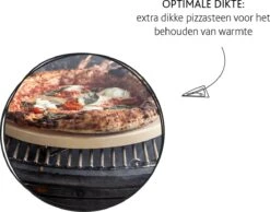 Boska Pizzasteen Deluxe - Voor Oven & BBQ - Knapperige Pizza's - Ø 29.5 Cm - BBQ Accessoires -Barbecue Benodigdheden Winkel 1200x942 3