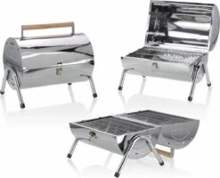BBQ Collection Houtskoolbarbecue - Cilinder - Chroom 22 BBQ Collection Houtskoolbarbecue - Cilinder - Chroom -Barbecue Benodigdheden Winkel 1200x972