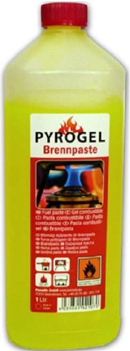Pyrogel Brandpasta - Fles 1 Liter 1 Pyrogel Brandpasta - Fles 1 Liter