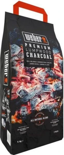 WEBER Houtskool - Zak Van 5 Kg 6 WEBER Houtskool - Zak Van 5 Kg -Barbecue Benodigdheden Winkel 493x1200