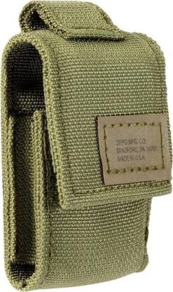 Zippo Tactical Molle Pouch / Hoes En Black Crackle Benzine Aansteker Geschenk Set OD Green -Barbecue Benodigdheden Winkel 713x1200