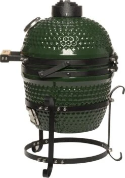 Patton Kamado Keramische Houtskoolbarbecue - 13" - Grilloppervlak Ø 28 Cm - Inclusief Heatdeflector - Groen 6 Patton Kamado Keramische Houtskoolbarbecue - 13" - Grilloppervlak Ø 28 Cm - Inclusief Heatdeflector - Groen -Barbecue Benodigdheden Winkel 848x1200