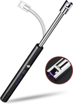 Dailygoods® Elektrische Aansteker - Plasma Aansteker - Oplaadbaar - Gift Set - Zwart -Barbecue Benodigdheden Winkel 849x1200 1