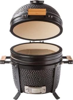 Patton Kamado 15" - Tafel Model - Keramische Barbecue - Premium Black - Medium - Compleet - Mat Zwart 10 Patton Kamado 15" - Tafel Model - Keramische Barbecue - Premium Black - Medium - Compleet - Mat Zwart -Barbecue Benodigdheden Winkel 873x1200
