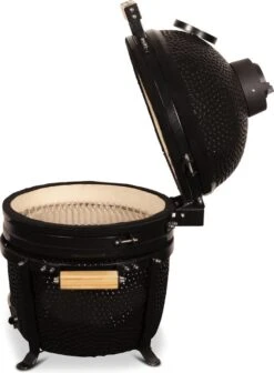 Patton Kamado 15" - Keramisch - Tafel Model - Premium Black - Medium - Zwart -Barbecue Benodigdheden Winkel 881x1200