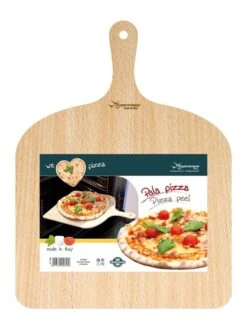 ETNA Pizza Set - Grote Pizzasteen & GRATIS Pizzaschep - 30 Cm X 38 Cm - Echt Italiaanse Pizzasteen - Broodbaksteen - BBQ Pizzasteen - Gemaakt Van Lavasteen Uit De Etna - Non-stick - Eppicotispai -Barbecue Benodigdheden Winkel 901x1200