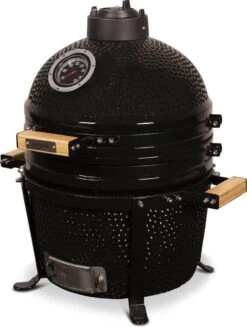 Patton Kamado 15" - Keramisch - Tafel Model - Premium Black - Medium - Zwart -Barbecue Benodigdheden Winkel 907x1200