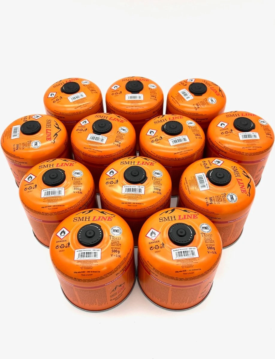 SMH LINE® Gascartridge - 12x 500g - Gascartouche - Easy Clic Cartouche 1 SMH LINE® Gascartridge - 12x 500g - Gascartouche - Easy Clic Cartouche