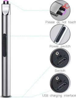 Staza - Oplaadbare Lange Elektrische Aansteker - Duurzame Plasma Aansteker - Inclusief Cadeauverpakking - BBQ - Kaarsen - Zwart 7 Staza - Oplaadbare Lange Elektrische Aansteker - Duurzame Plasma Aansteker - Inclusief Cadeauverpakking - BBQ - Kaarsen - Zwart -Barbecue Benodigdheden Winkel 936x1200