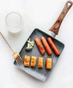 Zaigon All In 1 Pan - Inductie + Vaatwasmachinebestendig - Kleine Pan - Omeletpan - Tamagoyaki Pan - Tamago Pan - Vierkante Pan - Sushi Pan - Vierkante Pan -Barbecue Benodigdheden Winkel 994x1200 1